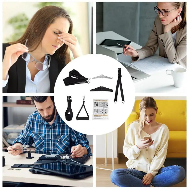 Neck Traction Device Over Door Neck Stretcher Cervical Neck Traction Device Portable Neck Stretcher Hammock For Neck Ache Relief