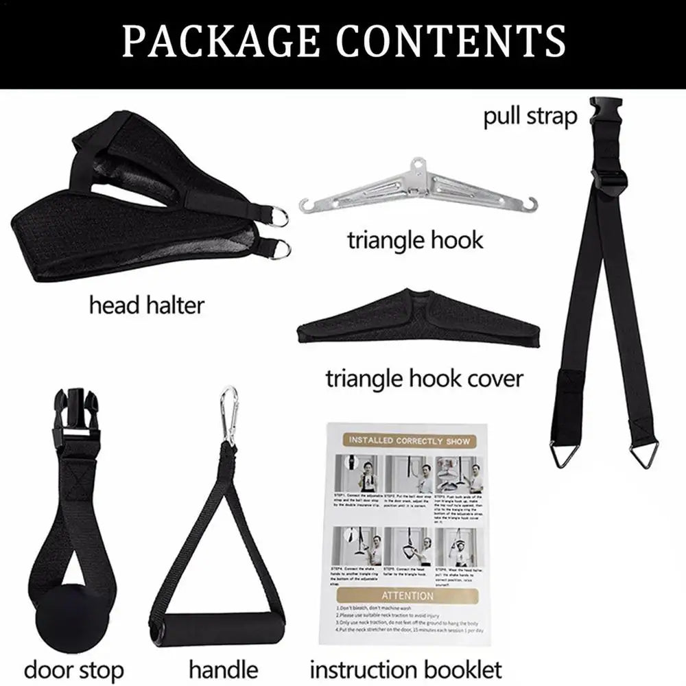 Neck Traction Device Over Door Neck Stretcher Cervical Neck Traction Device Portable Neck Stretcher Hammock For Neck Ache Relief