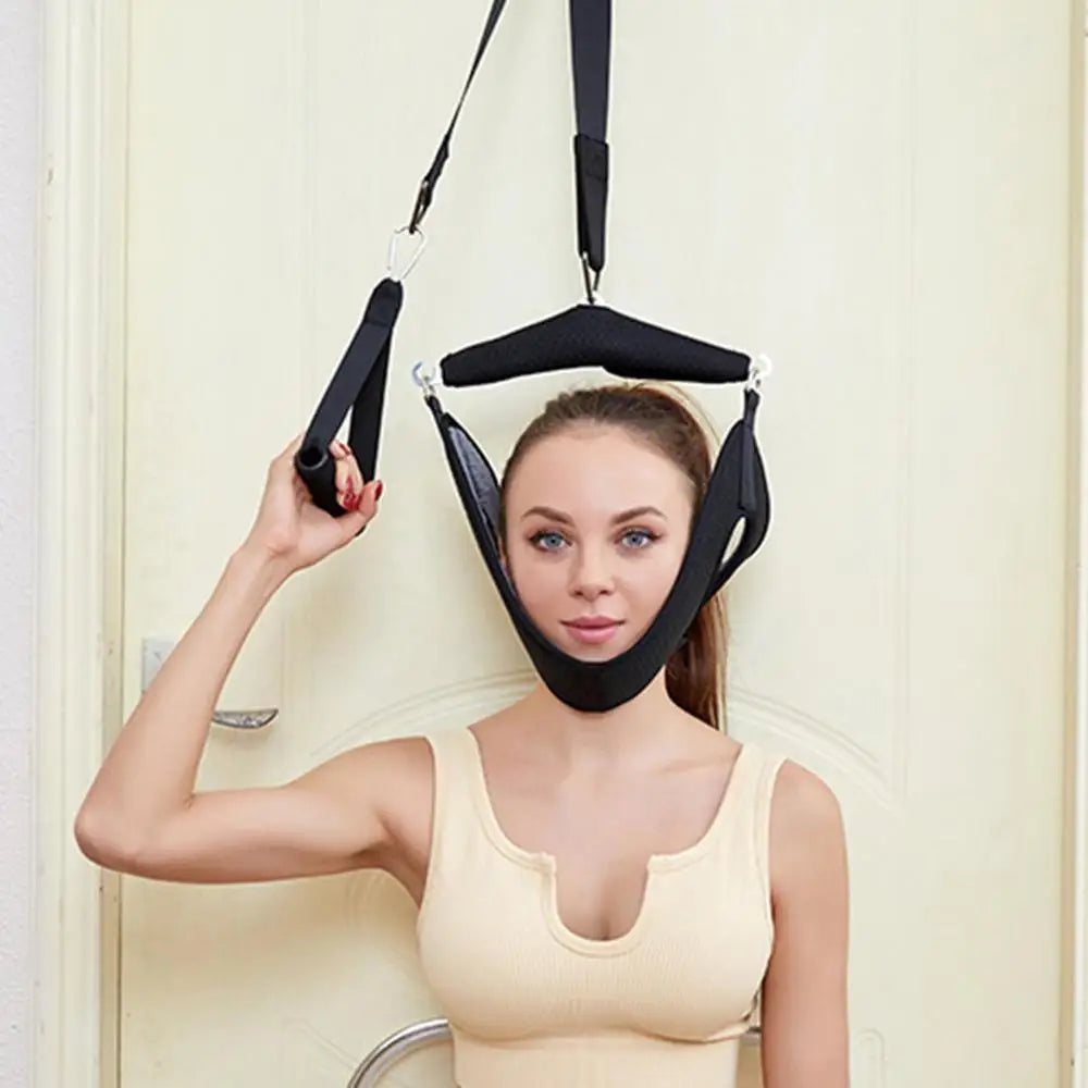 Neck Traction Device Over Door Neck Stretcher Cervical Neck Traction Device Portable Neck Stretcher Hammock For Neck Ache Relief