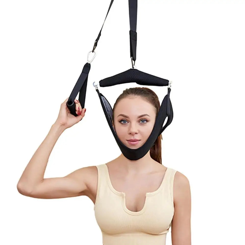 Neck Traction Device Over Door Neck Stretcher Cervical Neck Traction Device Portable Neck Stretcher Hammock For Neck Ache Relief