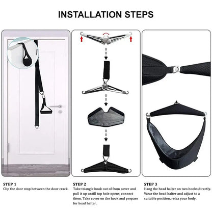 Neck Traction Device Over Door Neck Stretcher Cervical Neck Traction Device Portable Neck Stretcher Hammock For Neck Ache Relief